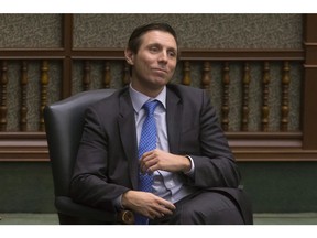 Former Ontario PC Leader Patrick Brown sits in his chair as an Independent MPP as he listens to Provincial Finance Minister Charles Sousa deliver the Ontario Provincial Government 2018 Budget , at the Queens Park Legislature in Toronto, on Wednesday March 28, 2018.