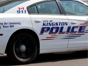 A Kingston Police cruiser.