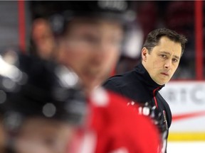 Head coach Guy Boucher and his assistants are, like everyone else in the Senators' organization, under review after this disappointing season.