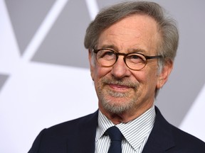 In this Feb. 5, 2018 file photo, Steven Spielberg arrives at the 90th Academy Awards Nominees Luncheon in Beverly Hills, Calif. (Jordan Strauss/Invision/AP, File)