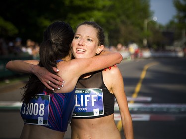 Canadian National Champion Rachel Cliff was the first Canadian woman to finish the 10K race Saturday May 26, 2018 at Ottawa Race Weekend.    Ashley Fraser/Postmedia