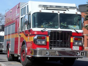 Heavy Rescue truck (built to deal with heavier which has superior extrication tools for Stock photos of various types of Ottawa Fire Services trucks and equipment. Julie Oliver/Postmedia