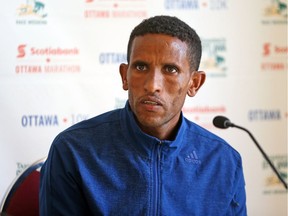 Ethiopia's Yemane Tsegay, who still owns the course record for the Ottawa marathon, is confident he can reclaim the Canadian marathon record on Sunday.