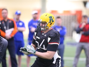 Redblacks draft pick Mark Korte says he knows what he has to do to make the team. (Jason Halstead/CFL)