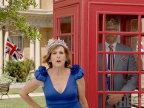 Molly Shannon and Will Ferrell are seen in a promo for "The Royal Wedding Live with Cord & Tish."