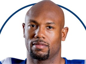Linebacker Kyries Hebert, a 37-year-old CFL veteran. signed with the Redblacks as a free agent in February. CFL photo.