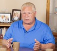 Ontario Progressive Conservative leader Doug Ford at a campaign stop.