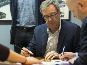 Jim Watson officially registers to run for re-election as the mayor of Ottawa.