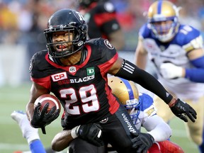 Keeping running back William Powell, who was slowed by injury last season, on the field will be huge for the Ottawa Redblacks.  (Julie Oliver/Postmedia Network)