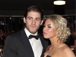 Mike Hoffman and  girlfriend Monica Caryk.  Tony Caldwell