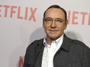 Kevin Spacey arrives at the Q&A Screening of "The House Of Cards" at the Samuel Goldwyn Theater in Beverly Hills, Calif. on April 27, 2015. (Jordan Strauss/Invision/AP)