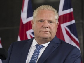 Premier-designate Doug Ford is pictured during a press conference on June 21. (STAN BEHAL, Toronto Sun)