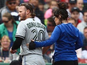 Blue Jays' Josh Donaldson was placed on the 10-DL on Friday. (GETTY IMAGES)