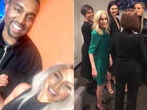 Kim Kardashian West and the Wests face off against 'Team Kardashian' on Celebrity Family Feud. (Instagram)