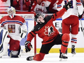 Drake Batherson had seven goals in seven games at the world junior championships.
