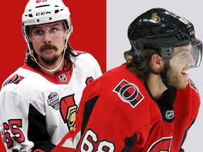 Erik Karlsson and Mike Hoffman.