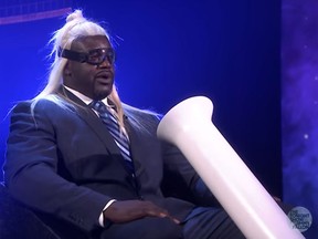 Shaquille O'Neal on "The Tonight Show Starring Jimmy Fallon."