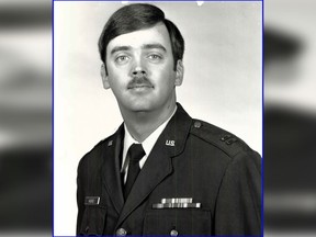This undated photo released by the U.S. Air Force shows Capt. William Howard Hughes, Jr., who was formally declared a deserter by the Air Force Dec. 9, 1983. He was apprehended June 6, 2018, by Air Force Office of Special Investigations Special Agents from Detachment 303, Travis Air Force Base, Calif., where he's awaiting pre-trial confinement.