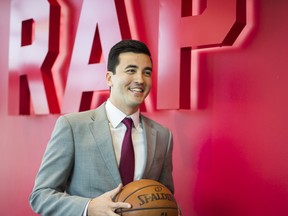 Raptors new general manager Bobby Webster will most likely stand pat at the NBA draft on Thursday. (Ernest Doroszuk/Toronto Sun)