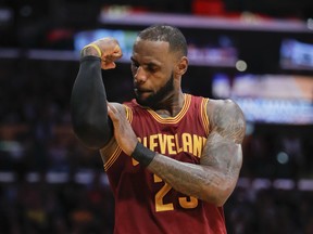 LeBron James left Cleveland for the L.A. Lakers in free agency on Sunday. (AP PHOTO)