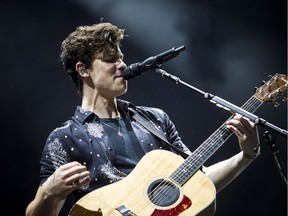 Canadian singer-songwriter Shawn Mendes performed on the City Stage of RBC Ottawa Bluesfest on Saturday night.   Ashley Fraser/Postmedia