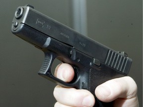 A Glock handgun