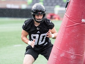 Defensive lineman Andrew Marshall is the lone remaining Ottawa Redblack from the CFL Expansion Draft in December of 2013.