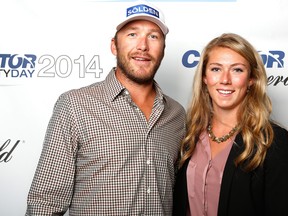 Bode Miller and Morgan Beck attend Annual Charity Day Hosted By Cantor Fitzgerald And BGC at Cantor Fitzgerald on September 11, 2014 in New York City. (Mike McGregor/Getty Images for Cantor Fitzgerald)