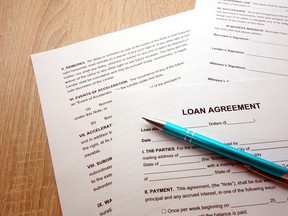 Loan agreement document