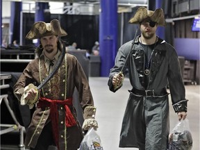 Erik Karlsson  of the Senators and Victor Hedman of the Lightning, good friends off the ice, spiced up NHL All-Star Game weekend in Tampa in January by arriving at the arena in pirate costumes.