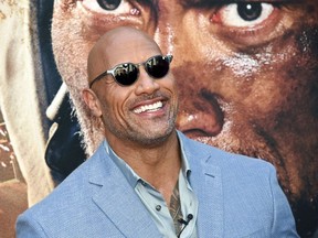 In this July 10, 2018 file photo, Actor Dwayne Johnson attends the "Skyscraper" premiere in New York.