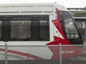 One of Ottawa's new LRT cars.