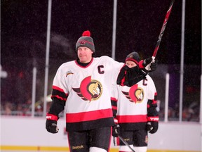Daniel Alfredsson was with Senators alumni for an outdoor game last December, but hasn't been officially affiliated with the NHL team since leaving his executive post in the summer of 2017. Julie Oliver/Postmedia
