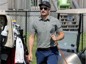 Ottawa Senators winger Mark Stone was wielding a driver, not a hockey stick, as he and partner Ian Cox tried to qualify for the championship round of the Ottawa Sun Scramble. Julie Oliver/Postmedia