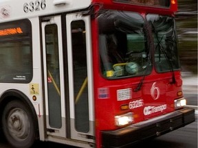 An OC Transpo bus