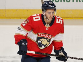 Files:  Chase Balisy, formerly of the Florida Panthers