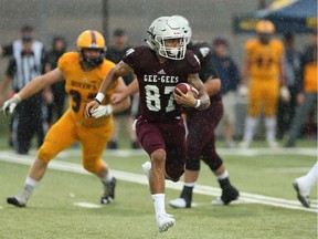 The continued improvement of receiver Kalem Beaver (87) will be key for the Ottawa Gee-Gees, who are looking to improve on last season's 5-3 record.
Greg Mason photo