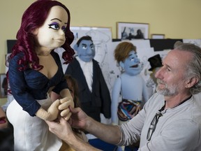 Brian Henson on the set of "The Happytime Murders." (Handout)