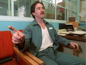Micky McArthur in jail in Kingston on April 5, 1991.