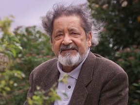 This 2001 file photo shows British author V.S. Naipaul in Salisbury, England.