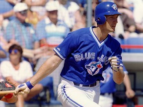 Former Toronto Blue Jays first baseman John Olerud is seen in a 1995 file photo.