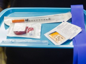 A safe injection kit. September 30,2013. Errol McGihon/Ottawa Sun/QMI Agency