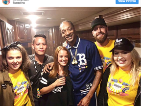 On Saturday night, Snoop Dogg made a surprise appearance at Tweed’s annual Shindig, an all-day music festival on the grounds of the cannabis company.