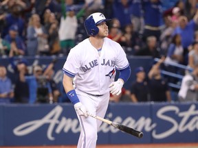 Blue Jays' Justin Smoak was named the team's MVP on Sunday. (GETTY IMAGES)