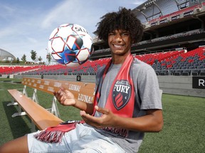 Eighteen-year-old Jadon Vilfort will make his Ottawa Fury FC debut on Friday night.