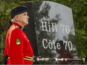 Piper Jack Yourt was among those at a memorial concert on Sunday to the Battle of Hill 70, often described as Canada's forgotten First World War battle. The ceremony was held in Mountain, Ont., about 45 minutes south of Ottawa.