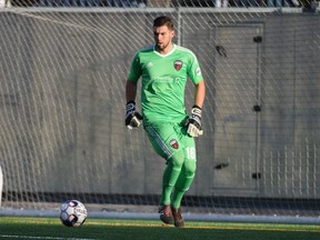 Following Wednesday night’s 1-0 win over Toronto FC, Fury goalkeeper Maxime Crepeau set a record for most shutouts in a single season with 14. (TORONTO FC II/USL PHOTO)