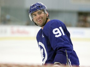 John Tavares during Toronto Maple Leafs training camp in Niagara Falls on Sunday September 16, 2018. Dave Abel/Toronto Sun