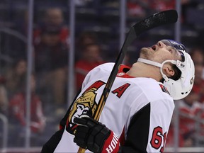 Senators winger Mark Stone is in for a long season as the team rebuilds. THE CANADIAN PRESS