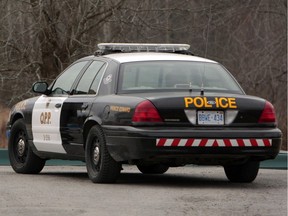 Ontario Provincial Police cruiser.